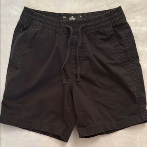 Men’s Hollister Black Drawstring Jogger Shorts